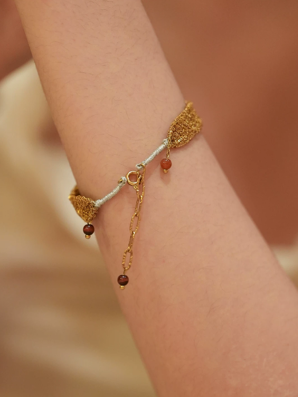 Amélie Woven Chain Bracelet