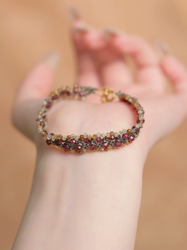 Clémence French Tatting Bracelet