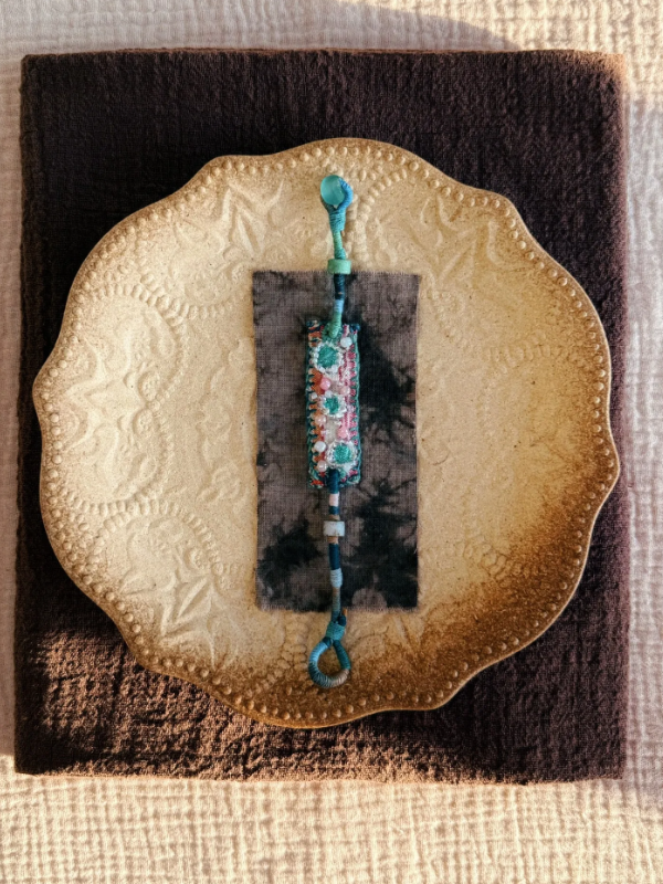 Lagoon Threadwork Beaded Bracelet