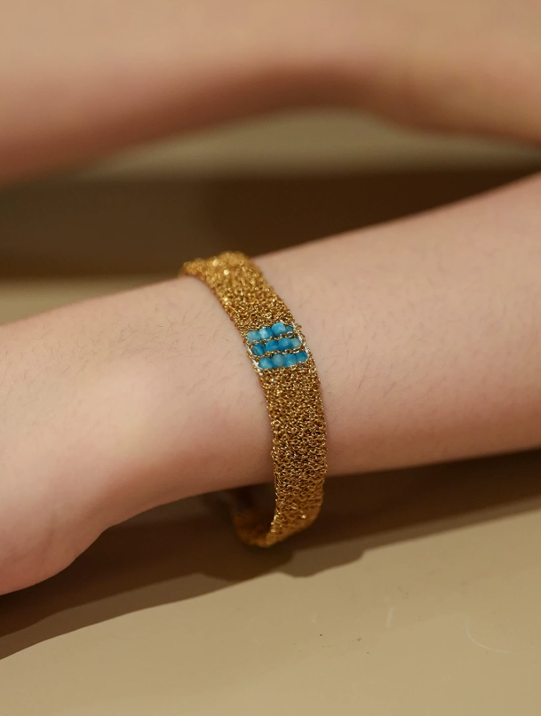 Amélie Woven Chain Bracelet