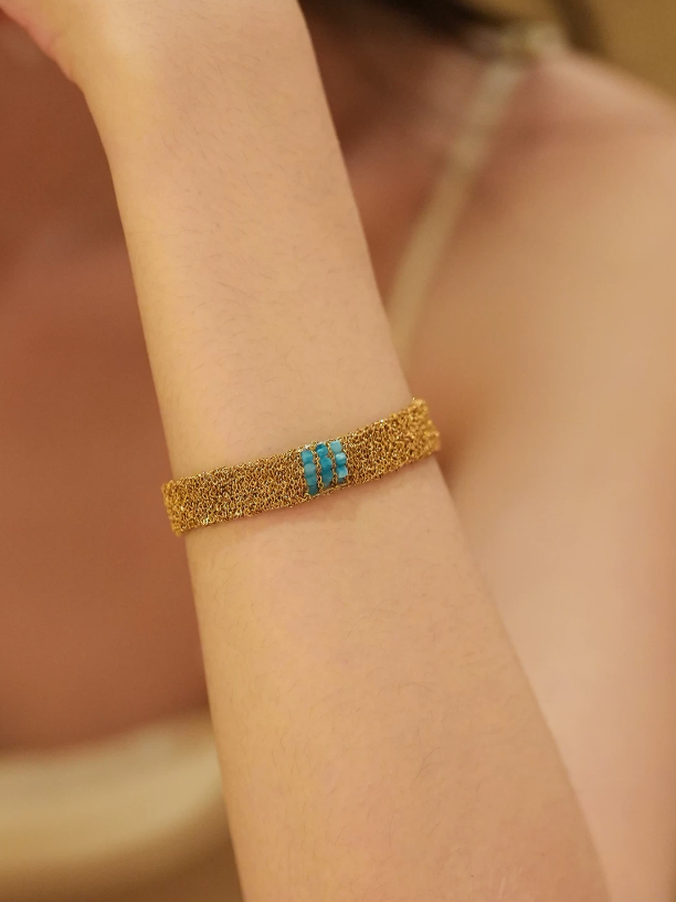 Amélie Woven Chain Bracelet
