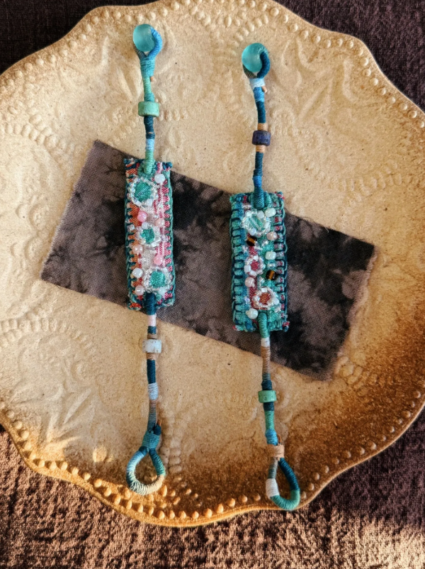 Lagoon Threadwork Beaded Bracelet