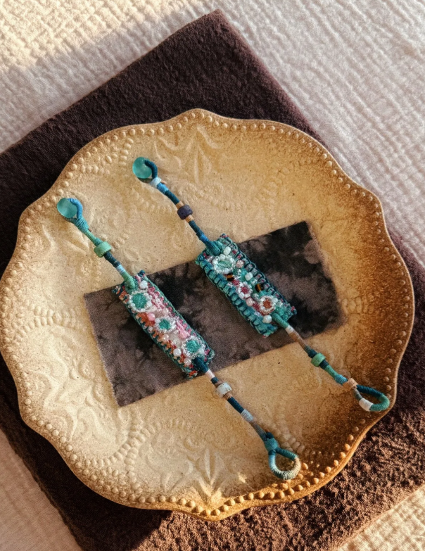Lagoon Threadwork Beaded Bracelet