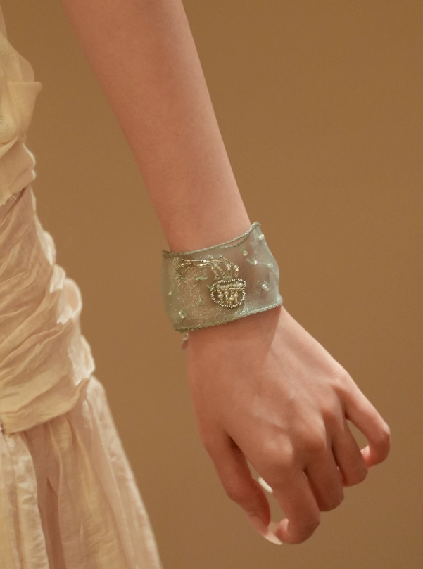 Sage Mist Double-Layer Beaded Bracelet